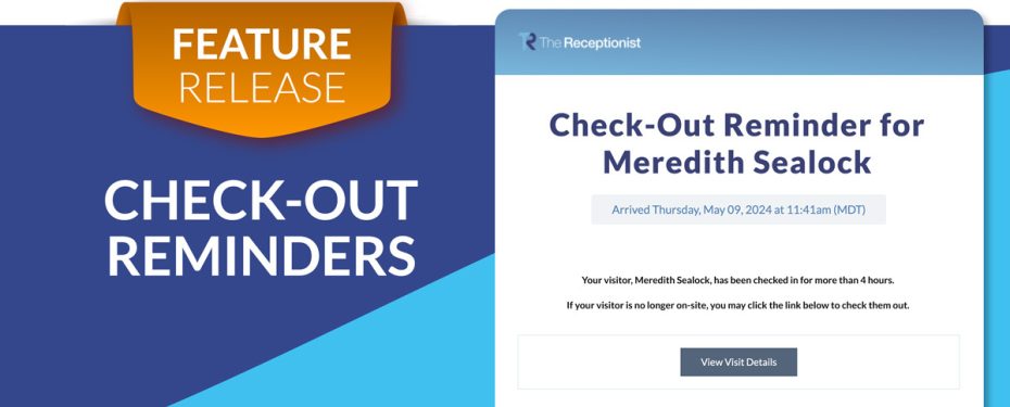 Blog header for check-out reminders